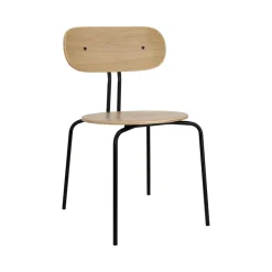 Chaise Curious, Oak-black legs