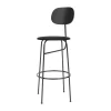 Chaise de bar Afteroom housse en cuir 63,5 cm, Dakar 0842
