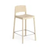 Chaise de bar Grace 63 cm, Frêne laqué