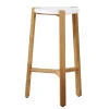 Chaise de bar Happy 66, blanc