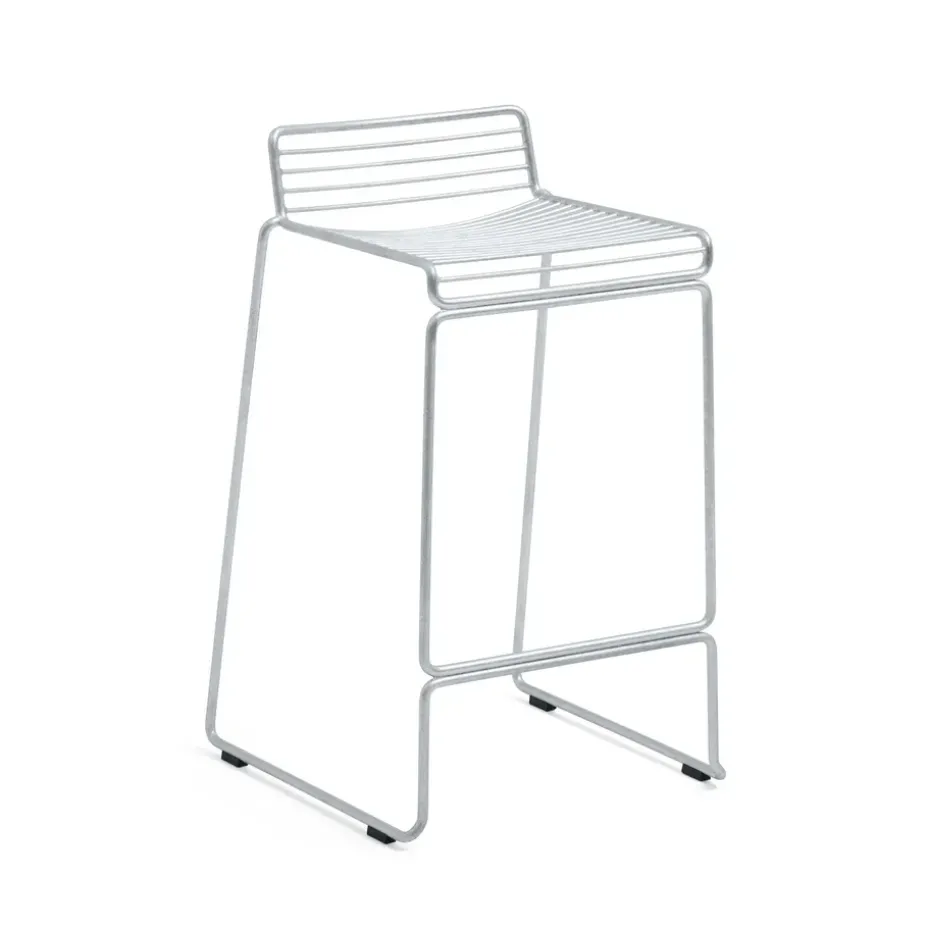 Chaise de bar Hee Low 65 cm, Galvanized