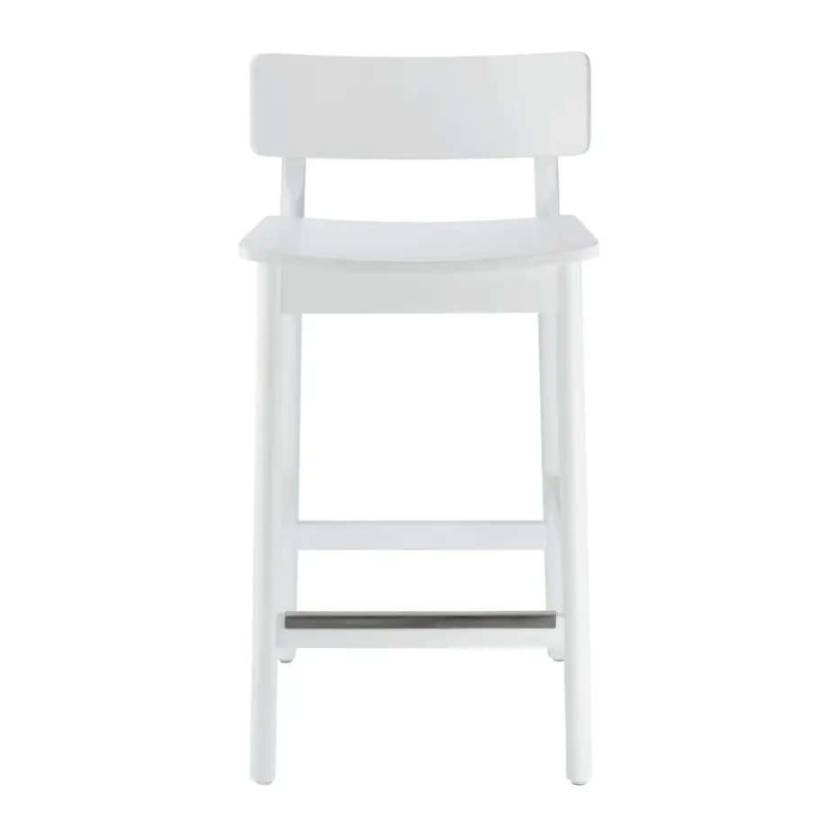 Chaise de bar Horizon 67 cm, White