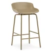 Chaise de bar Hyg pieds en métal 65 cm, Sand