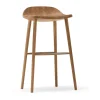 Chaise de bar Miss Holly H78, Chêne huilé naturel