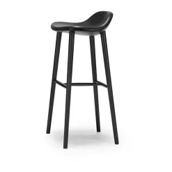 Chaise de bar Miss Holly H78, Chêne noir 52