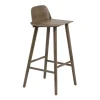 Chaise de bar Nerd 75 cm, Brun foncé tacheté
