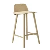 Chaise de bar Nerd 75 cm, chêne