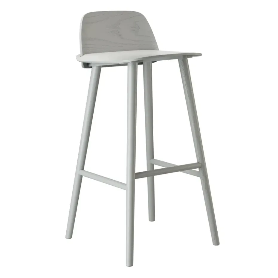 Chaise de bar Nerd 75 cm, Grey