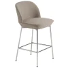 Chaise de bar Oslo Counter pieds chromés, Ocean 32