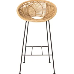 Chaise de bar Yonne rotin, Nature