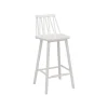 Chaise de bar ZigZag 63 cm, blanc