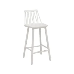 Chaise de bar ZigZag 63 cm, blanc