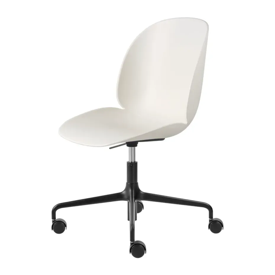 Chaise de bureau Beetle Meeting Chair, Alabaster white-black