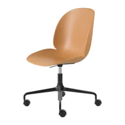 Chaise de bureau Beetle Meeting Chair, Amber brown-black
