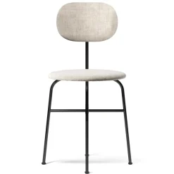 Chaise de table à manger Afteroom pieds noirs housse tissu, Maple 222