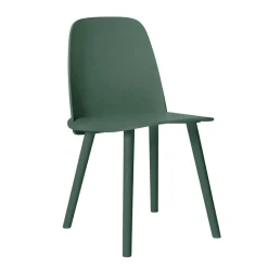 Chaise de table à manger Nerd, Vert foncé