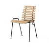 Chaise de terrasse RFH RD4, Teak-black
