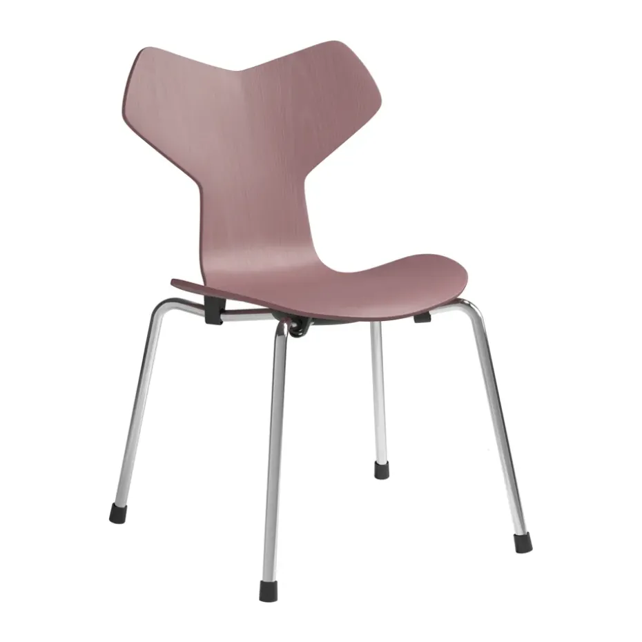 Chaise d'enfant Grand Prix, Wild rose frêne peint-chrome