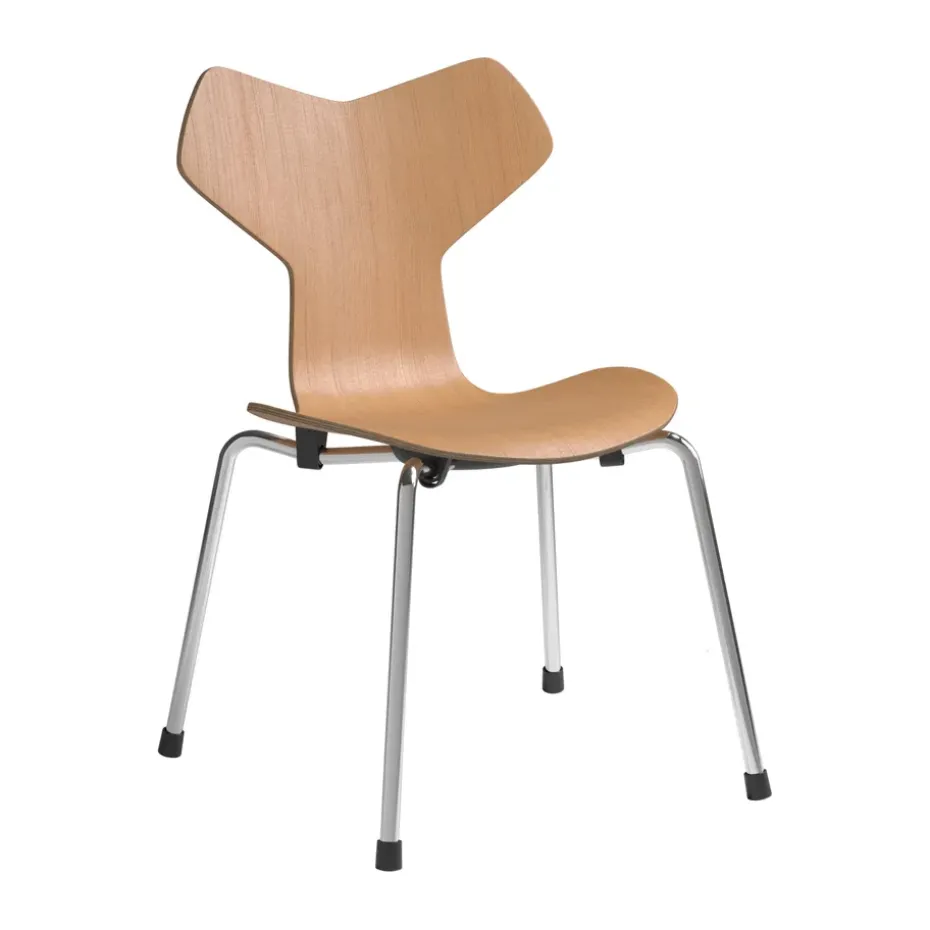 Chaise d'enfant Grand Prix, Oregon pine-chrome