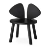 Chaise d'enfant Mouse Chair, Noir