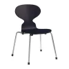 Chaise d'enfant Myran, Midnight blue frêne peint-chrome