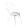 Chaise Desirée, Nature/beige-structure blanche