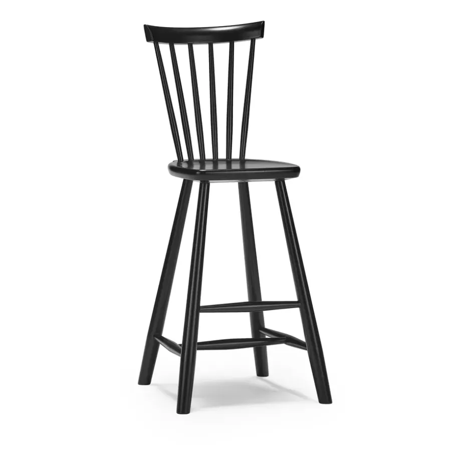 Chaise enfant Lilla Åland bouleau 52 cm, Noir
