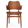 Chaise Gesture, chêne huilé teck