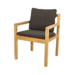 Chaise Grace, Cane-Line focus dark grey, teak