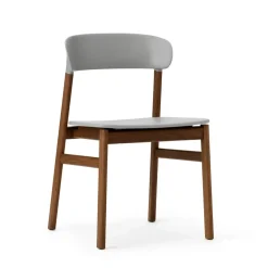 Chaise Herit chêne fumé, Gris