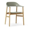 Chaise Herit en chêne, Dusty Green