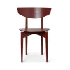 Chaise Herman, red brown, pieds en frêne rouge-marron