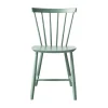Chaise J46, Beech dusty green painted