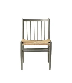 Chaise J80, Beech moss grey painted-nature