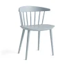 Chaise J104, Bouleau Slate blue laqué