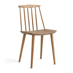Chaise J77, Chêne foncé huilé