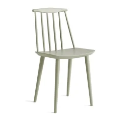 Chaise J77, Sage lacquered beech