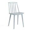 Chaise J77, Slate blue lacquered beech