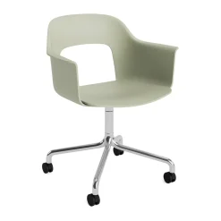 Chaise Layout Armchair 261, Bottle green-aluminium poli
