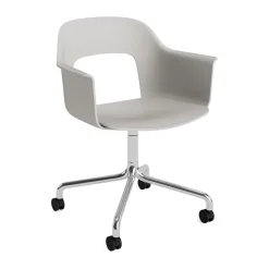 Chaise Layout Armchair 261, Sky grey-aluminium poli