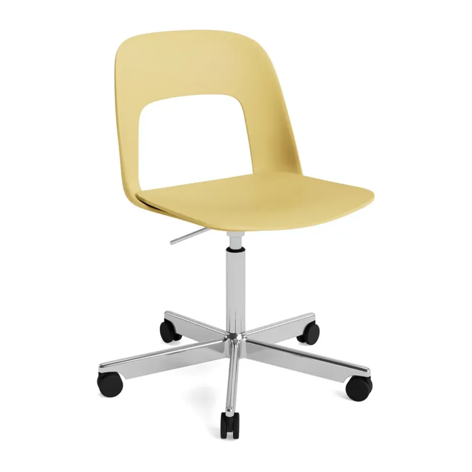Chaise Layout Chair 141, Biscotti-aluminium poli