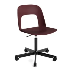 Chaise Layout Chair 141, Bordeaux-black