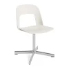 Chaise Layout Chair 131, Cream white-aluminium poli