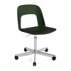 Chaise Layout Chair 141, Pastel green-aluminium poli