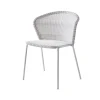 Chaise Lean, White grey, Cane-Line weave