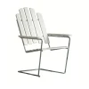Chaise longue A3, Chêne laqué banc-galvanisation à chaud