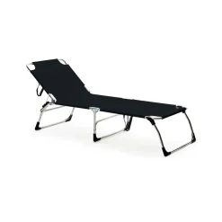 Chaise longue Amigo XXL, Noir