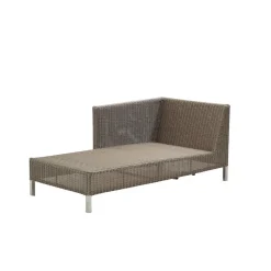 Chaise longue Connect, Taupe, droite