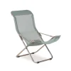 Chaise longue Fiesta, Sage green-support en aluminium