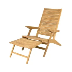 Chaise longue Flip, Teak